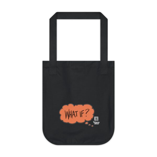 WHAT IF? Organic Canvas Tote Bag: Creativity in Every Carry