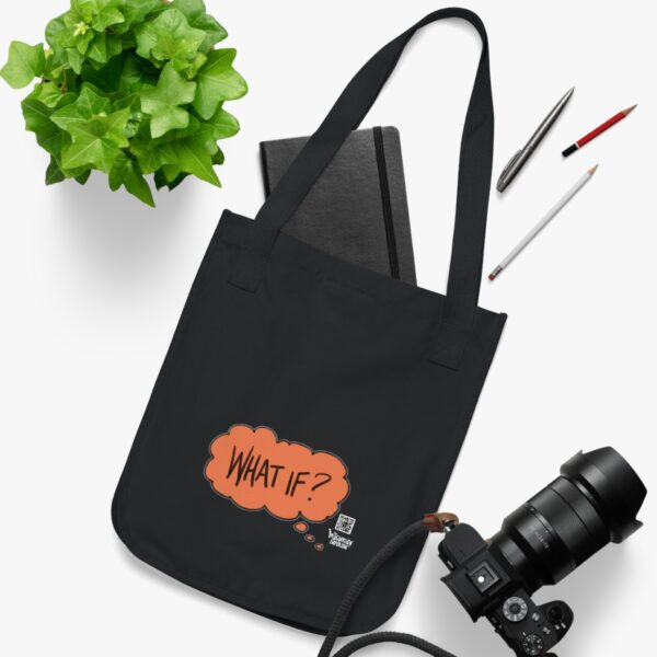 WHAT IF? Organic Canvas Tote Bag: Creativity in Every Carry - Image 3