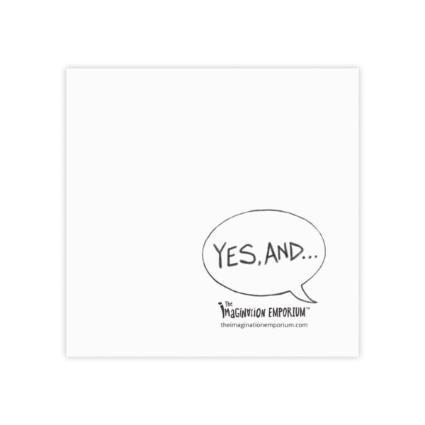 YES, AND... Collaboration Post-it Notes