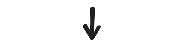 A simple black downward-pointing arrow on a light gray background.